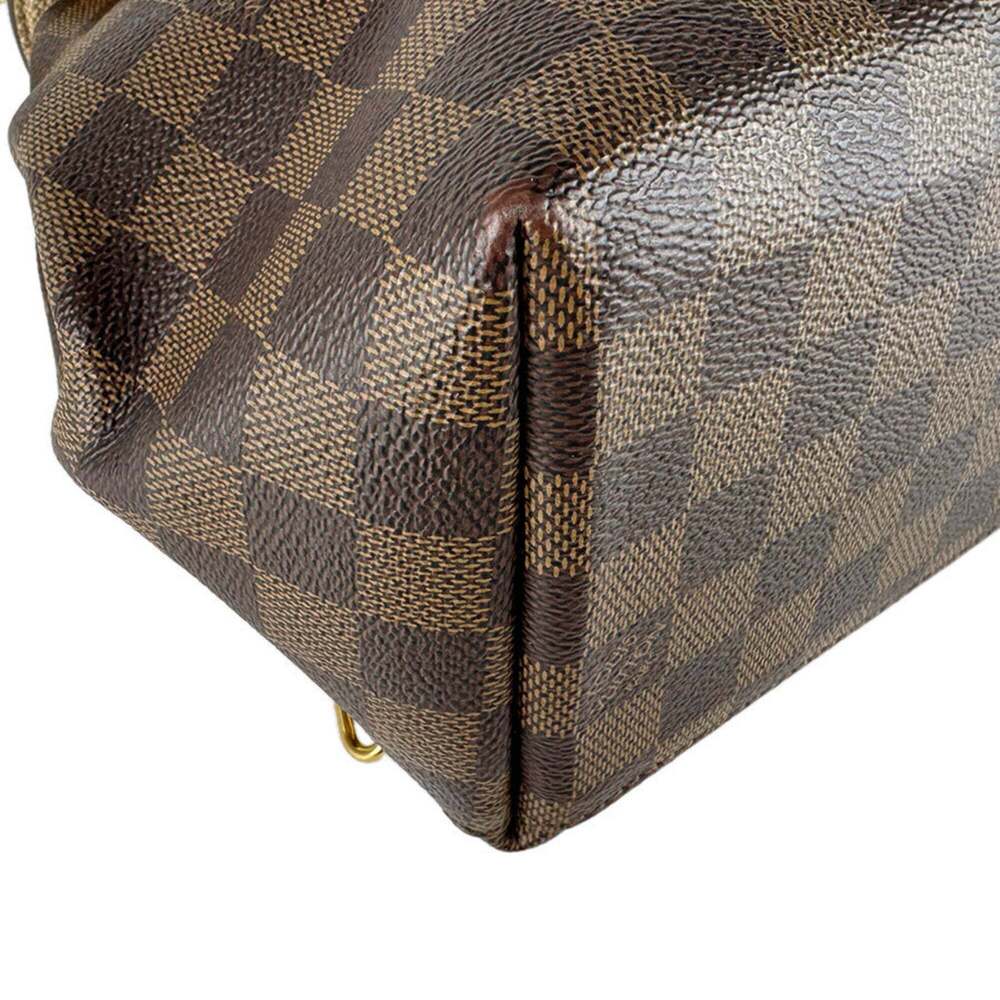 LOUIS VUITTON Brown Damier Leather Backpack - Picture 8 of 13